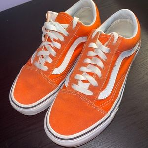 Pretty orange vans